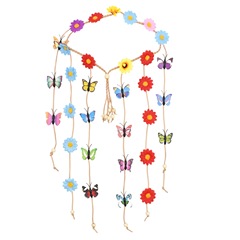 Korean Style Fashion Fabric Daisies and Butterflies Hairband Family Vacation Outdoor Photos Simple Personalized Headband