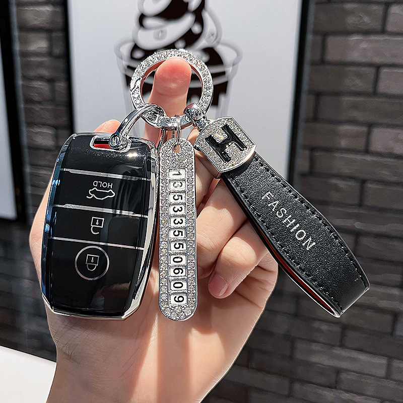 Aplicable a KIA K3 caso clave K5 coche K2 orgulloso correr kx3 Yi corriendo K4 hembra kx5 inteligente ejecución ACE hebilla KAIKU coche Shell