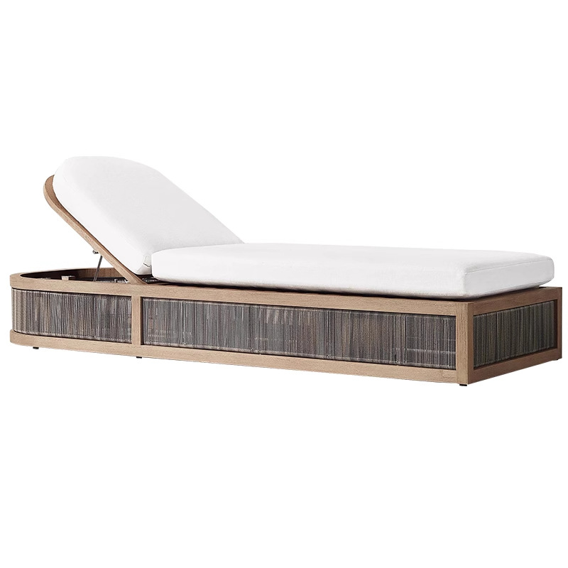 Cama de piscina al aire libre sillón de piscina a prueba de agua y protección solar villa patio hotel spa piscina al aire libre sillón de playa