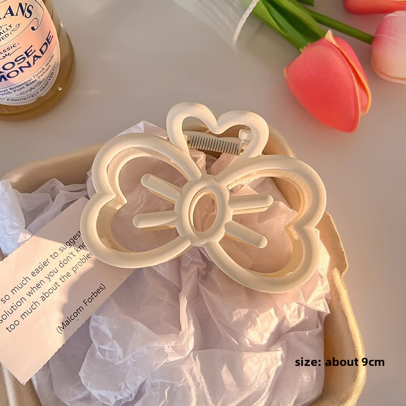 Molletta per capelli con fiocco per donna elegante clip grande_voghion.com