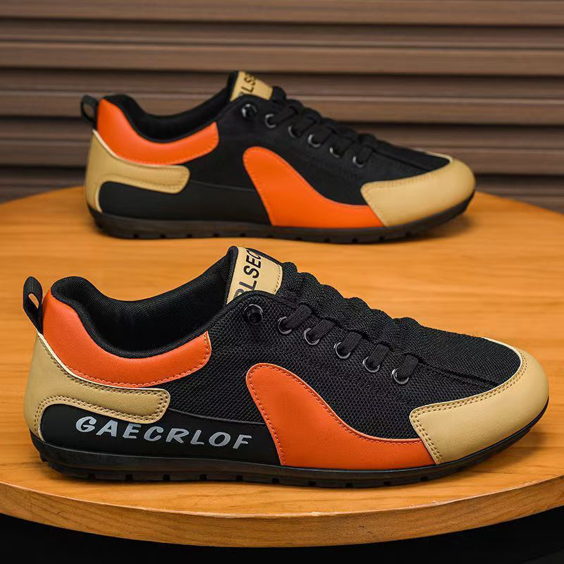 Zapatos de hombre 2026 verano nuevo tipo de malla transpirable ligera zapatos planos zapatos deportivos casuales para hombres perezosos image 4