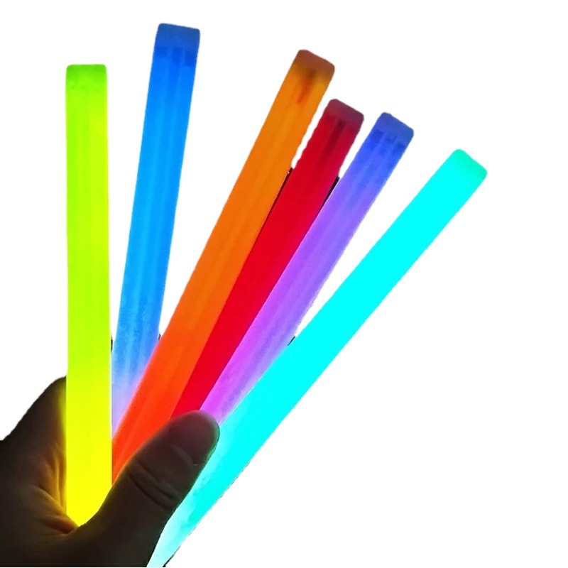 Palo de luz desechable palo luminoso grande concierto alegría apoyos flash palo de juguete luminoso palo de plata palo de tambor