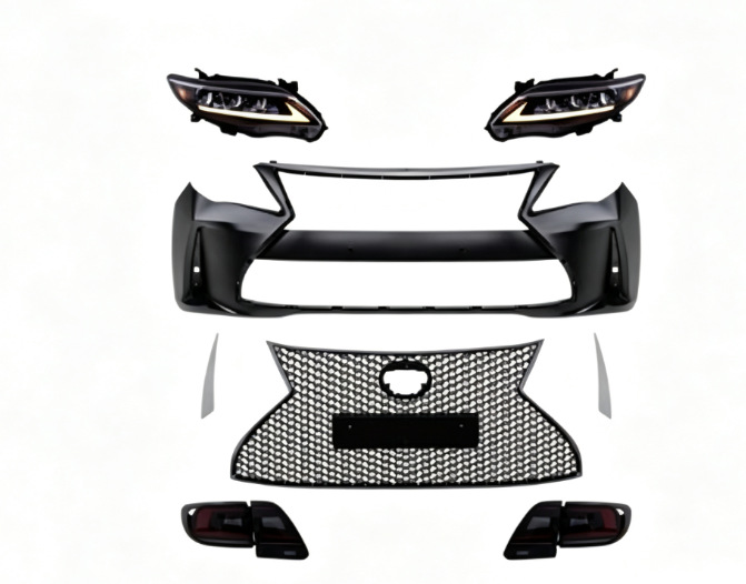 Suitable for Toyota Corolla 2010-2013 modification kit, front bumper surround including headlights and taillights