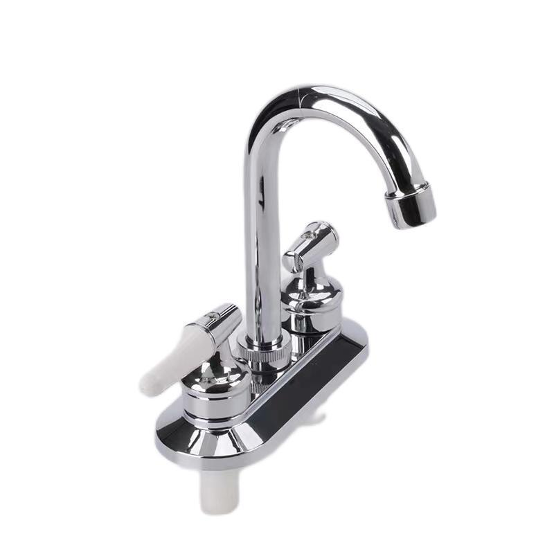Modern Wash Basin Mixer Tap Wall Mounted Vanity Faucet Bathroom Sink Faucet