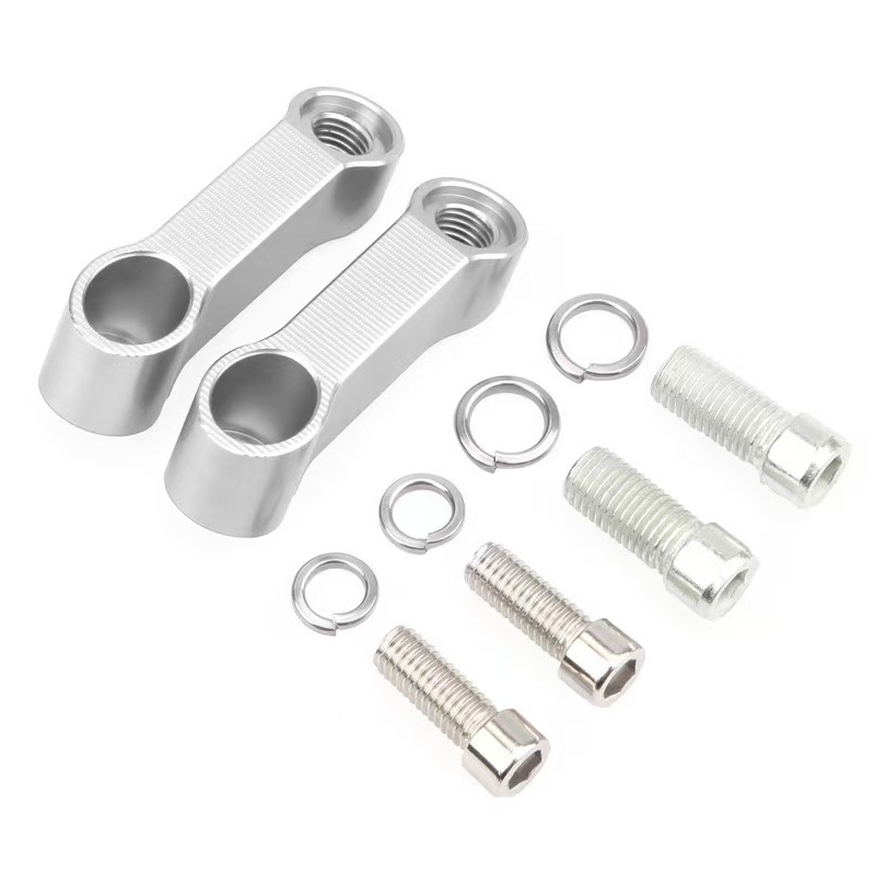 Motorcycle and Electric Vehicle Modified Reflector Mirror Bracket, Rearview Mirror Extension and Widening Bracket Accessories