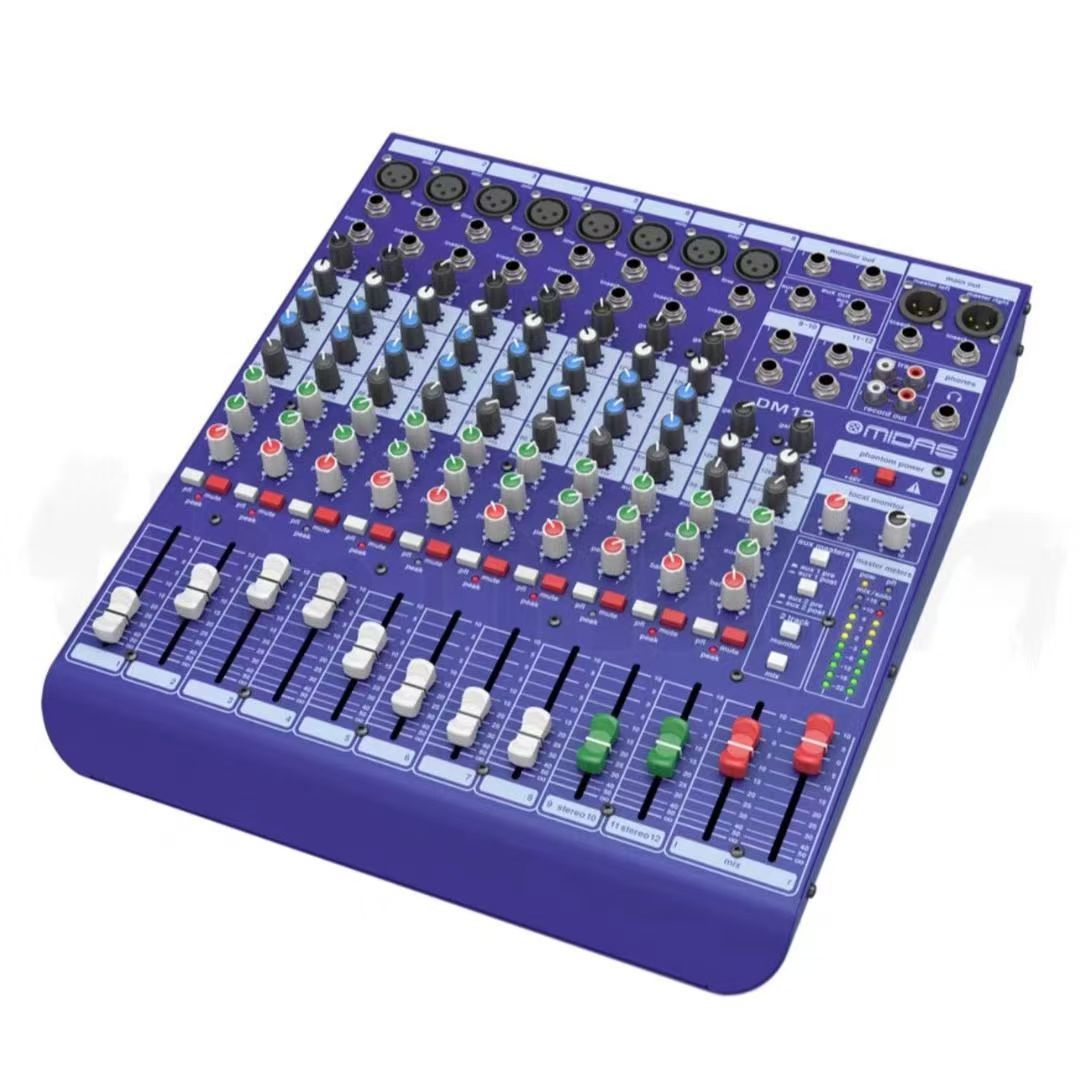 MIDAS / MIDAS DM12 / DM16 mezclador analógico 12 / 16 canal profesional de grabación de sonido