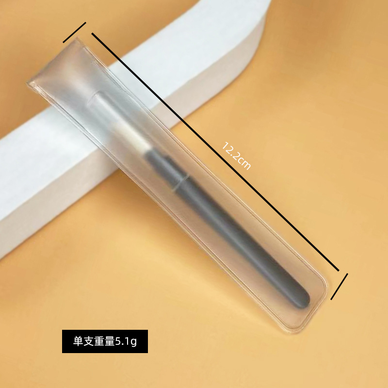 Black flocking lip brush dust cover pvc sanding bag