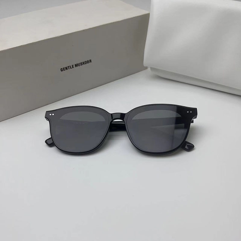 2024GM サングラス ダッド キャットアイ サングラス 女性用 大きな顔痩せ効果のある男性用 nab 抗紫外線メガネ インスタイル