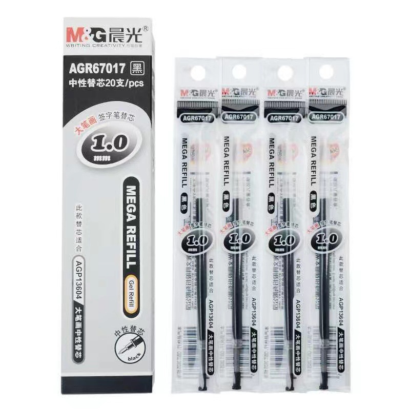 Agr67017 Gel Pen Refill Large Stroke 1.0mm Bullet Large Capacity Signature Pen Refill