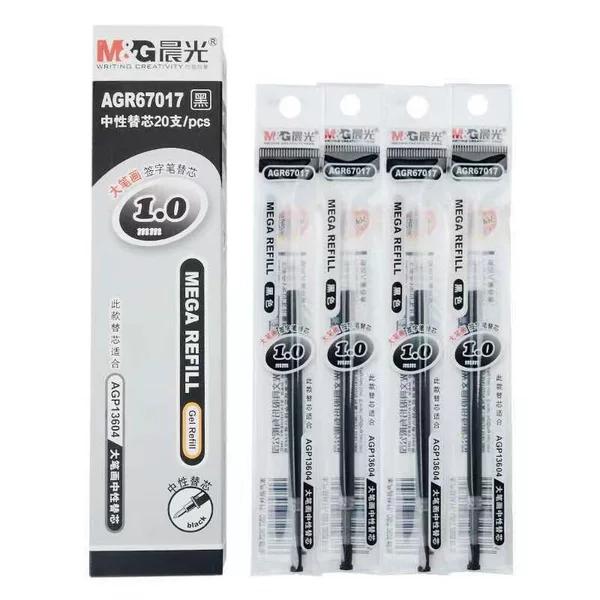Agr67017 Gel Pen Refill Large Stroke 1.0mm Bullet Large Capacity Signature Pen Refill
