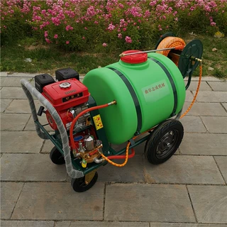养殖场杀菌汽油喷雾器社区防疫消毒喷药机果园杀虫推车打药机