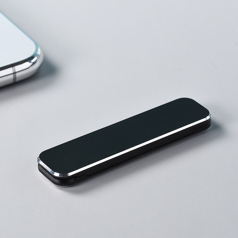 Aleación de aluminio mini soporte de teléfono móvil portátil plegable pequeño marco de soporte cubierta trasera pegatina pasta soporte de teléfono móvil ligero y estable