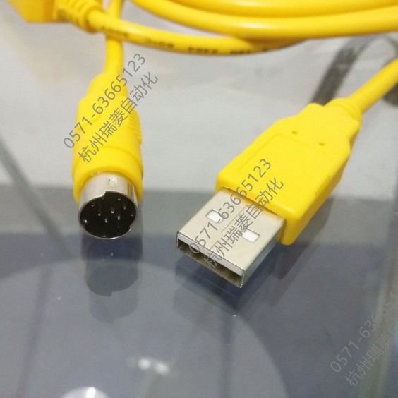 三菱FX3U/FX2N/1N/1S系列plc编程电缆USB-SC09-FX