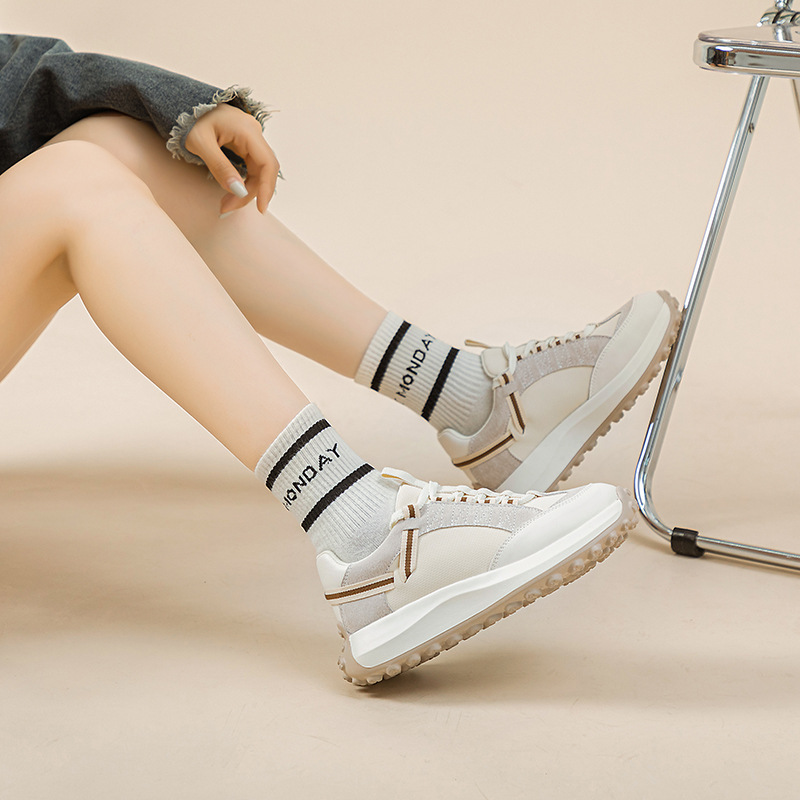 Women Running Shoes Walking Shoes Tennis Shoes Sneakers Rubber Sole Easy To Clean Cushioned Shock Absorption Footwear Sneakers_voghion.com