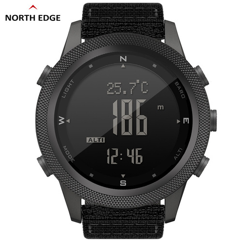 Outdoor mountaineering watch swimming waterproof compass multi-function electronic watch altitude air pressure temperature metronome