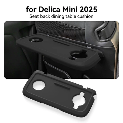 Suitable for 25 Models of Mitsubishi Delica Mini Tableboards, Silicone Anti-Slip Mats, Special Car Interior Modification Accessories (Anti-slip mat) - 25-delica-mini-table-silicone-pads