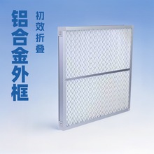 初效过滤器G4可清洗中央空调初效板式龙骨架无尘车间