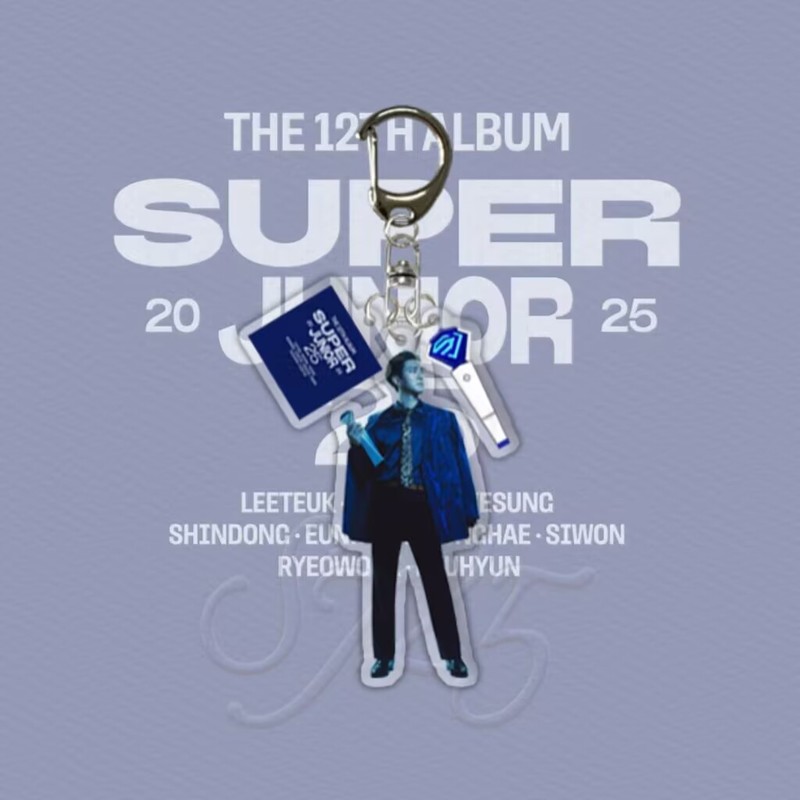 25年SUPER JUNIOR亚克力钥匙扣物料钥匙扣背包挂件金希澈李东海|undefined