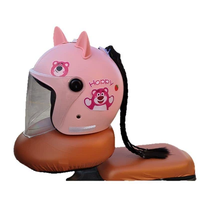 Motosiklet kaskı (dəbilqə) — Certified Adult Helmet Ladies Electric