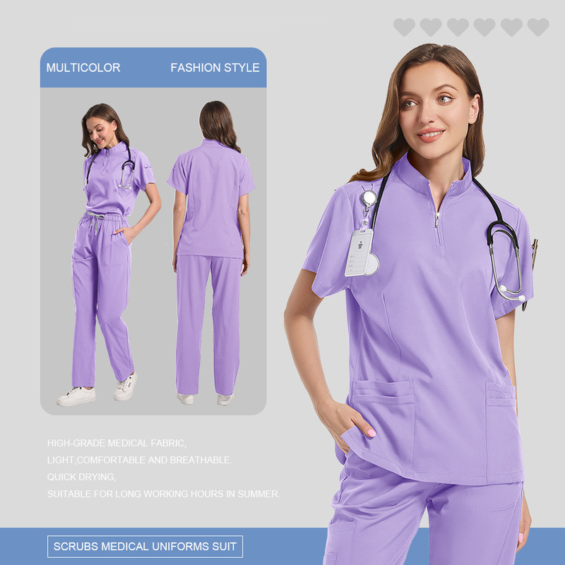 2025洗手服女弹力速干外贸护士服亚马逊手术衣医院服装跨境手术服|undefined