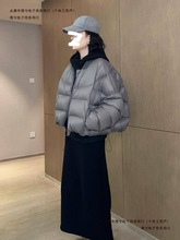 百搭短款羽绒服女棒球小个子外套新款欧货加厚冬季白鸭绒2025包邮