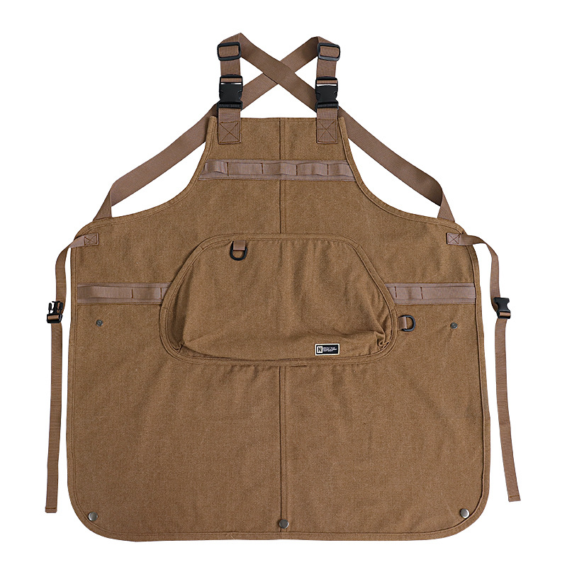 Lona gruesa de color camello d027