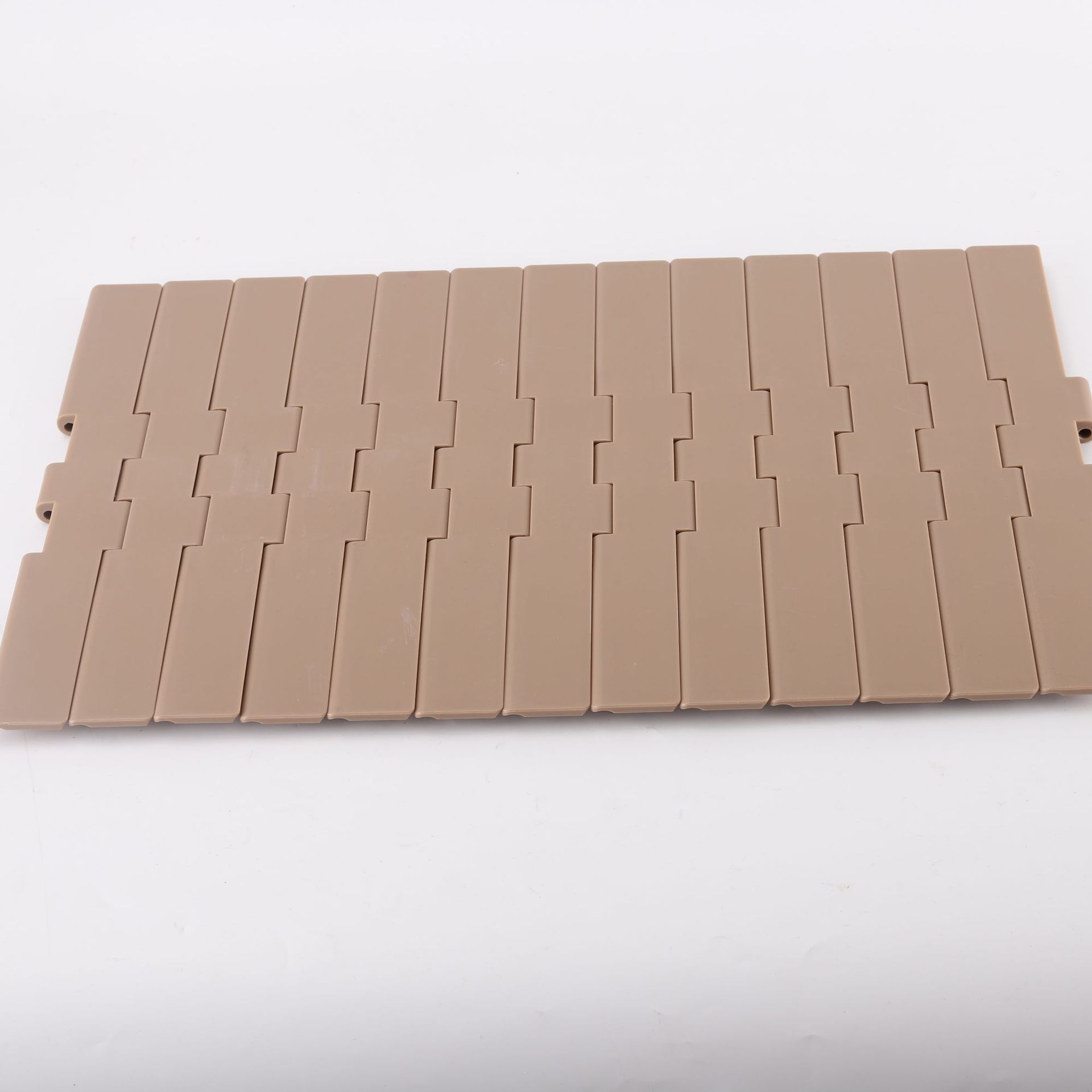 饮料生产输送线塑料转弯链板燕尾链节距25.4模组网带POM网链批发