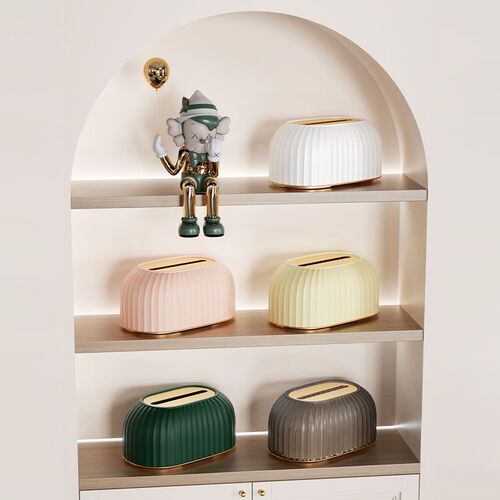ins tissue box home light luxury high-end high-value bathroom living room hotel napkin box paper box