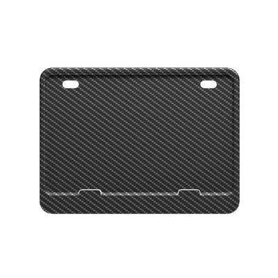 Motorcycle License Plate Frame License Plate Frame Scooter Universal Thickened Solid Rear Tail Plate Frame Carbon Fiber Pattern License Plate Frame (License plate holder/license plate holder) - imitation-carbon-fiber-pattern-without-label-free-shock-proof-cotton-screws