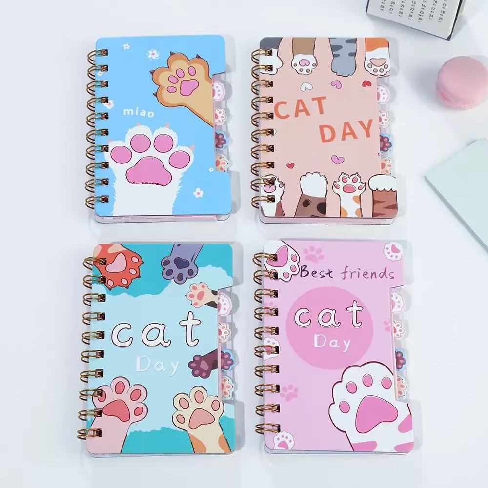 Cuaderno Espiral con Diseño de Mascota Adorable, Cuaderno Escolar Kuromi de Alta Calidad, Planificador Espiral con Hojas Intercaladas, Diario, Agenda.