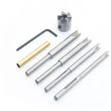 钢制笔铣刀切割木工开槽刀雕刻刀具制笔铰刀工具套装高速钢直柄