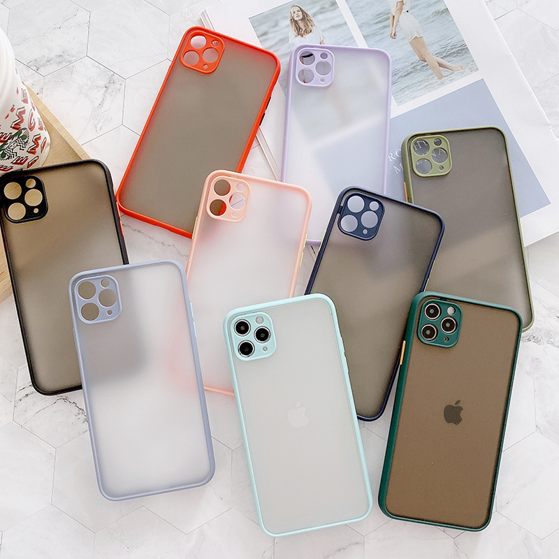 Suitable for Apple 17Pro Max 16/15/14 Eye-Protection Color-Blocking Phantom Precision Hole Matte Phone Case Anti-Drop Cover