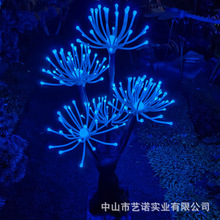 阿凡达菊花树大型发光雕塑夜景亮化神秘又奇幻的梦幻阿凡达景观灯