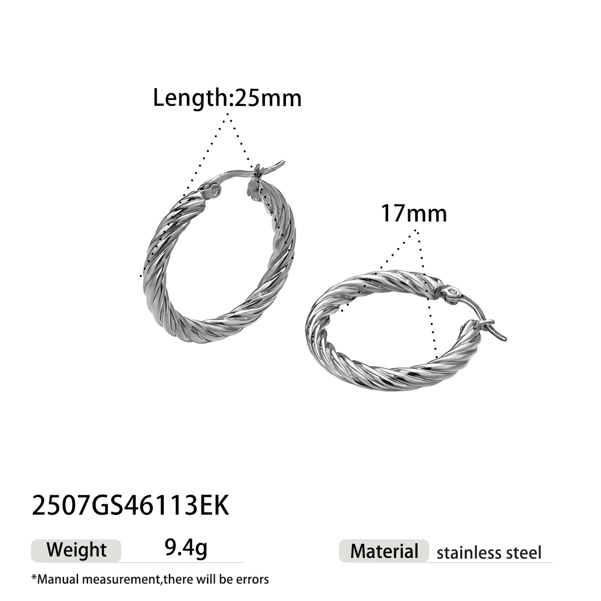 TENA Europa y los Estados Unidos venta caliente de anillo de acero inoxidable de acero de titanio de moda de diseño lineal pernos de orejas joyas transfronterizas