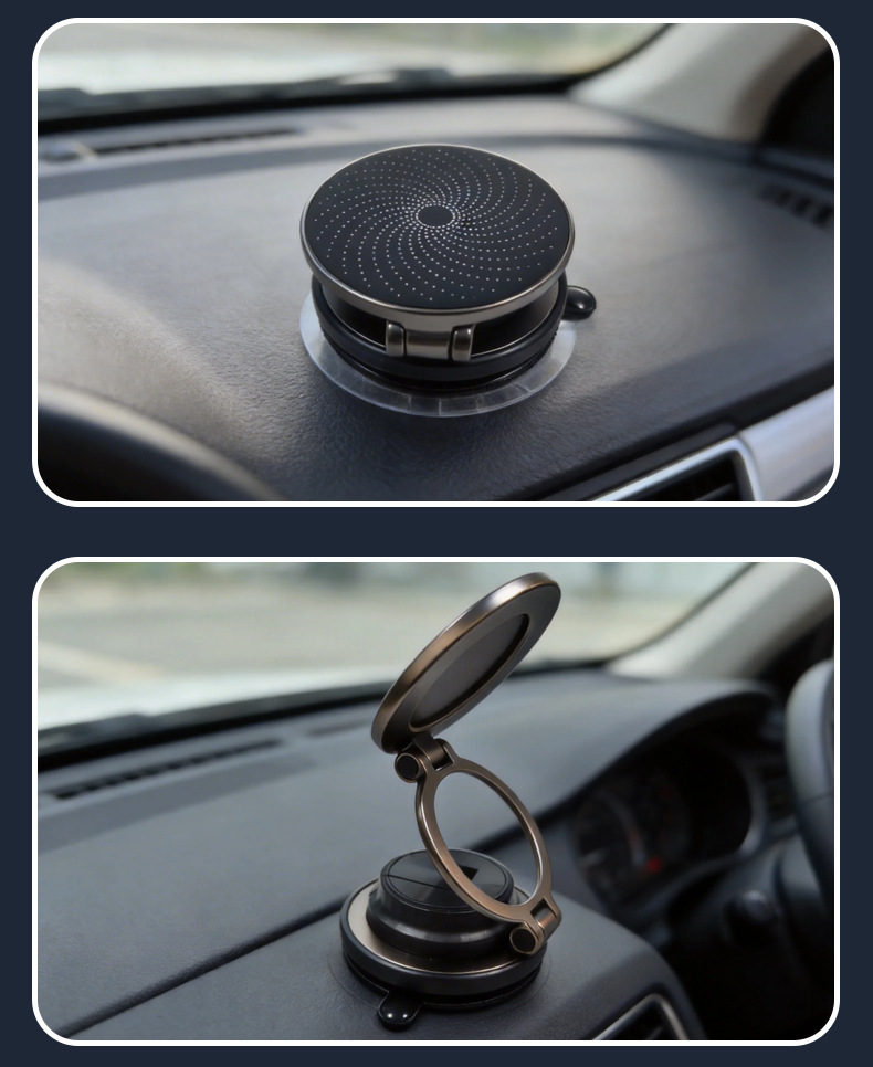 New Ultra-Thin Navigation Bar Car Phone Holder Magsafe Magnetic Vacuum Adsorption Live Streaming Desktop -259.999999999% off Stack