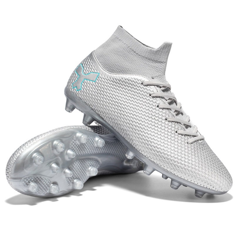 Cross-border 46 tamaño 47 zapatos de fútbol niños y niñas estudiantes adolescentes TF agujeros entrenamiento de campo artificial