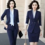 条纹气质秋冬职业西服