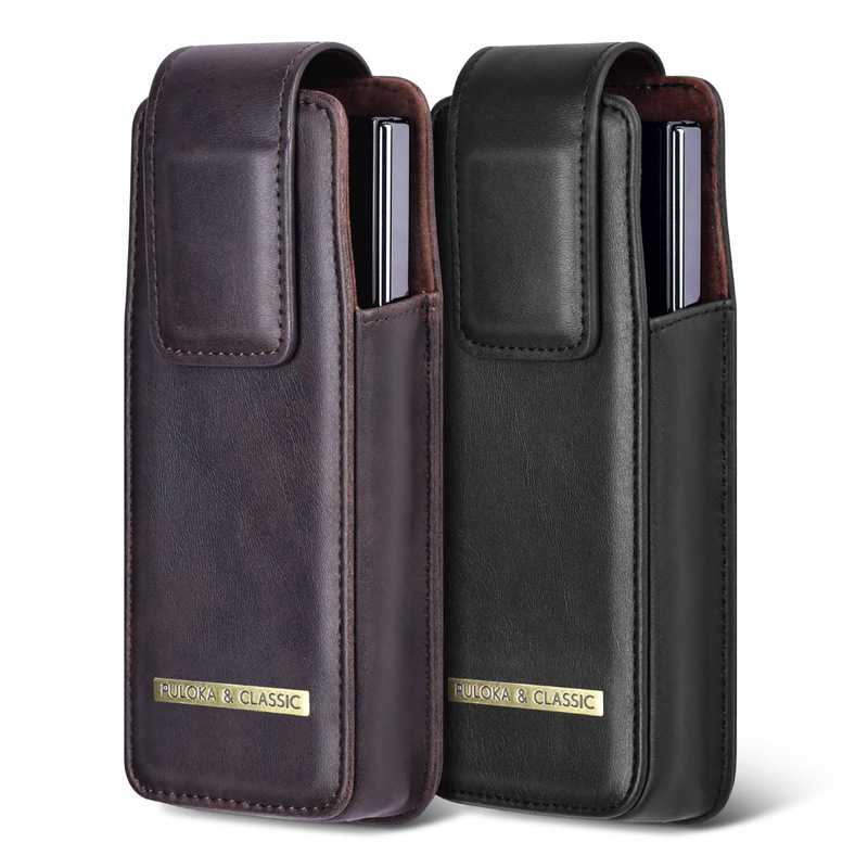 Suitable for Samsung Z folding screen leather case outdoor vertical mobile phone protective case belt hanging mobile phone waist bag Suitable for Samsung Z folding screen leather case outdoor vertical mobile phone protective case belt hanging mobile phone waist bag