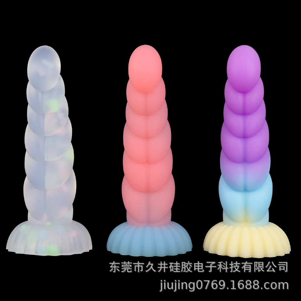 Color de la jalea luminosa pequeña torcedura femenina sexy anal plug out sm juguete adulto suministros back corte estimulación masturbación dispositivo