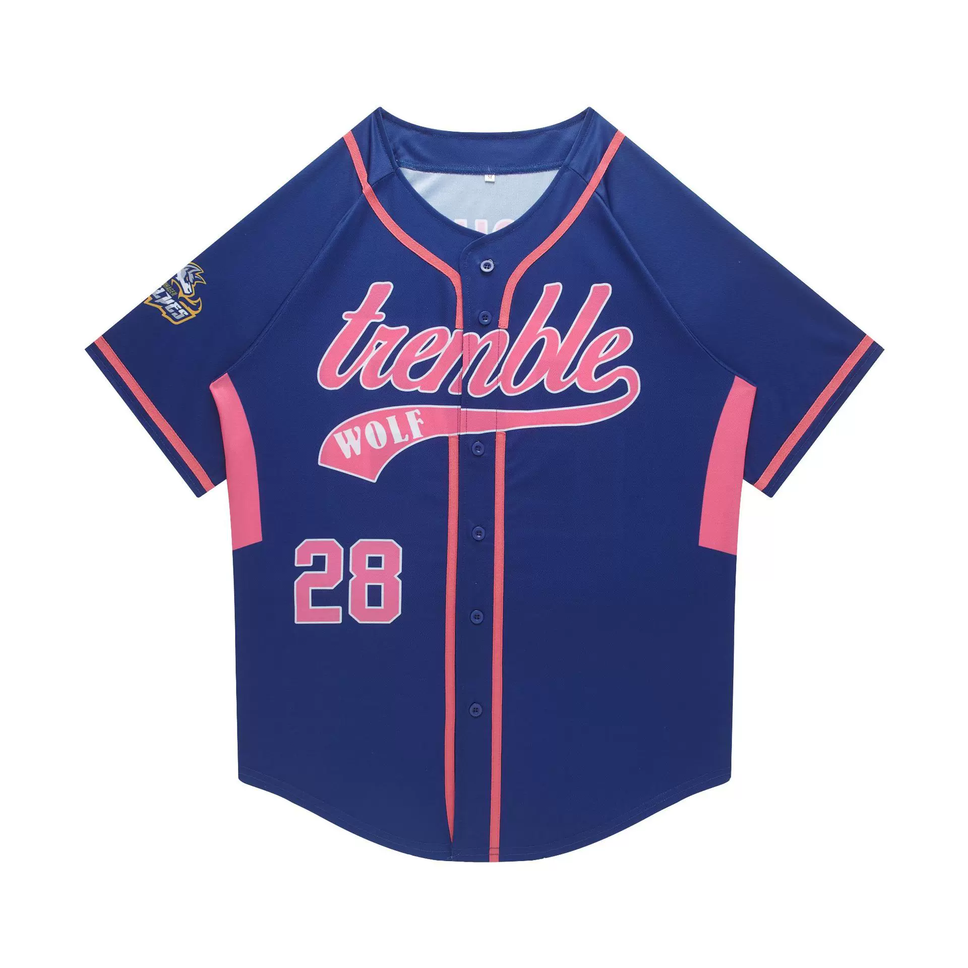 来图定制欧美夏季男式棒球衫字母印花男装短袖T恤棒球服跨境代发