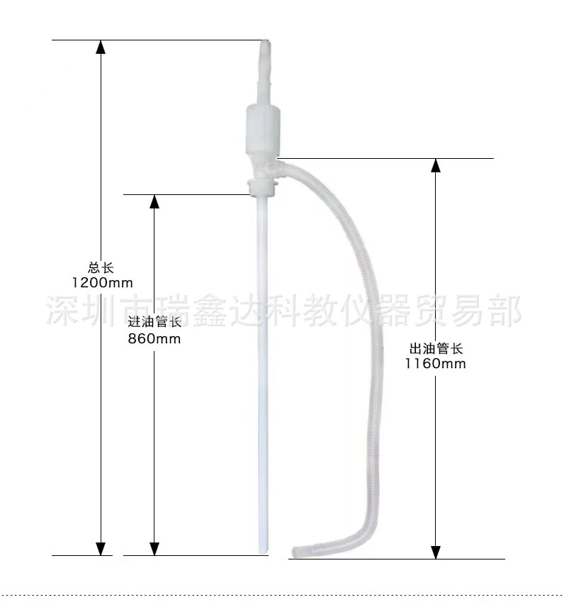 Пластиковая большая соломинка, японский ручной пластиковый большой масляный насос, устойчивый к кислотам и щелочам, антикоррозийный масляный насос, сифон, руководство