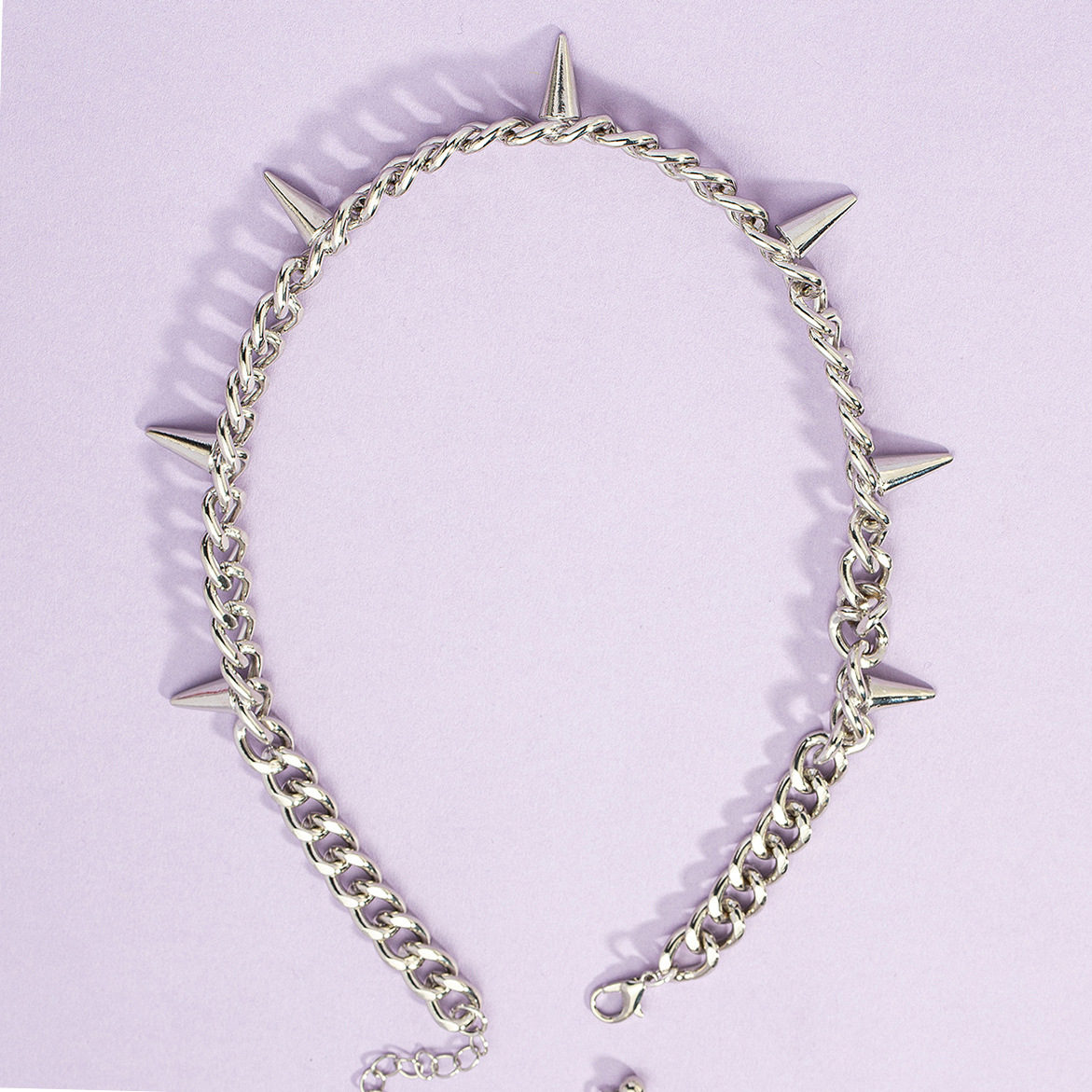 rivet splicing thick chain necklace wholesale nihaojewelry