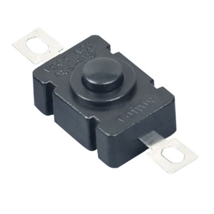 大功率手电筒开关  迷你一开一关按钮开关  大功率自锁手电筒开关