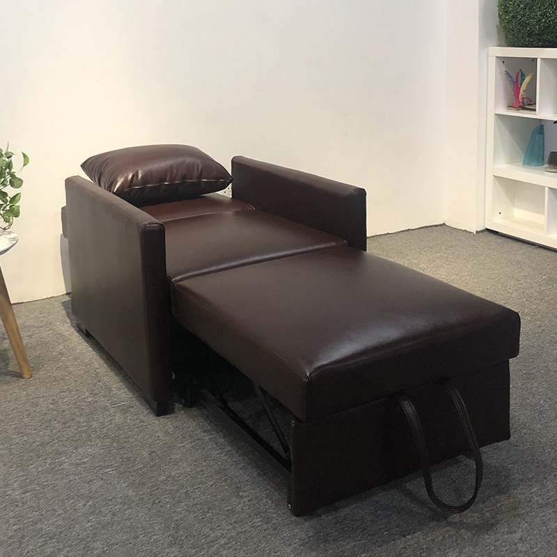 Sofá cama plegable para una persona doble alquiler sala de estar pequeña casa desmontable cama de tela tecnología de tela sofá pequeño