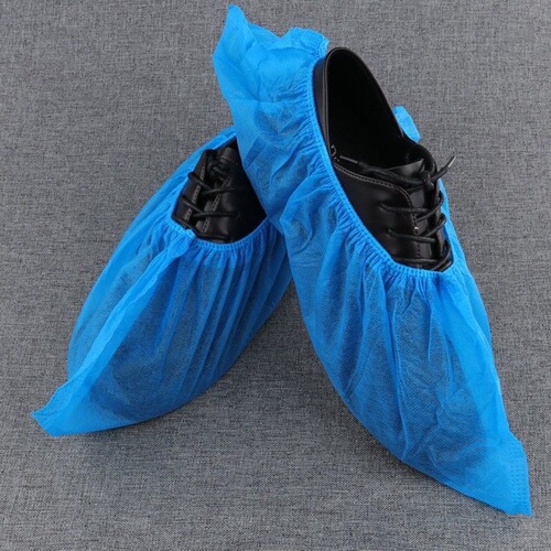 Thickened Disposable Non-woven Shoe Covers for Home Use, Indoor Breathable Dustproof Shoe Covers, 100 Pieces Set, Foot Cover Manufacturer Wholesale