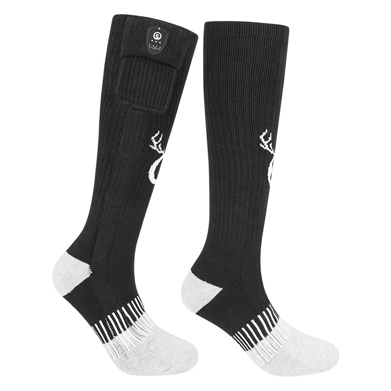 クロスボーダー知能充電発熱靴下三速温度コントロール綿靴下アウトドアスポーツスキー靴下bluetooth電気加熱靴下