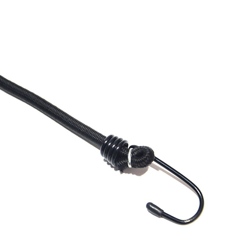 Cuerdas elásticas transfronterizas con gancho de cuerda elástica de 7mm con gancho de cuerda buji con cuerda de cabina de campamento con cuerda de equipaje de camión