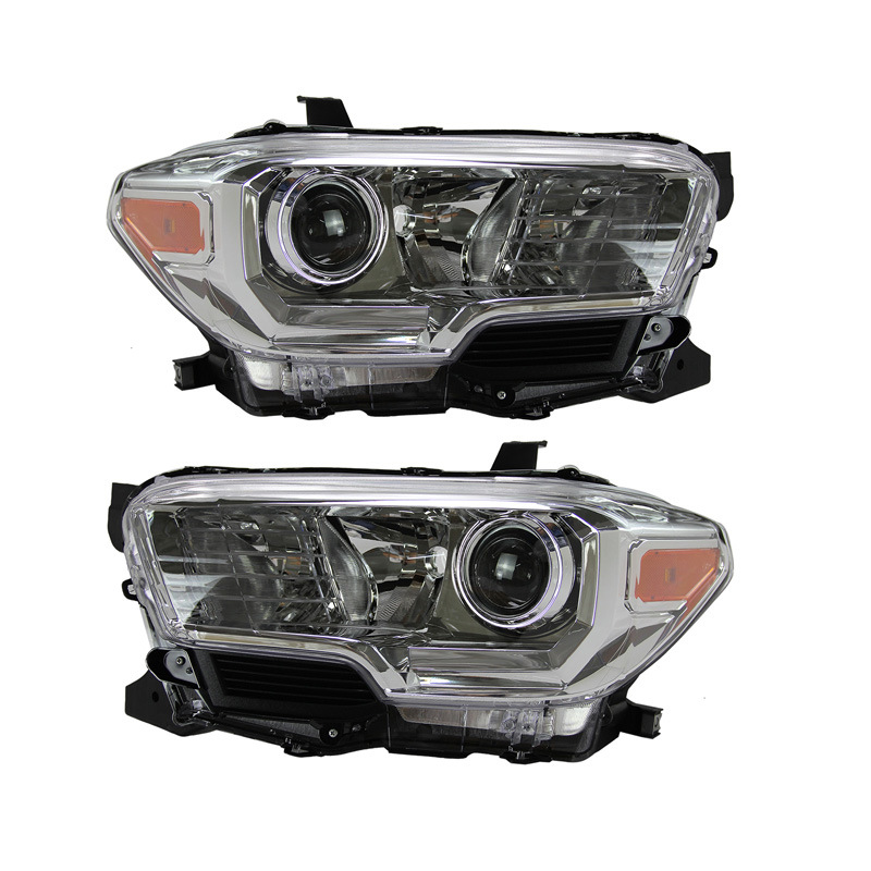 Adecuado para Toyota Tacoma original modelo de coche estándar americano faro coma 16-18 galvanoplastia semi-montaje faro