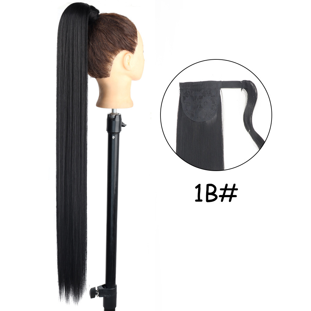 85CM larga seda de alta temperatura cabello recto cabello caballo fibra química caballo cabello