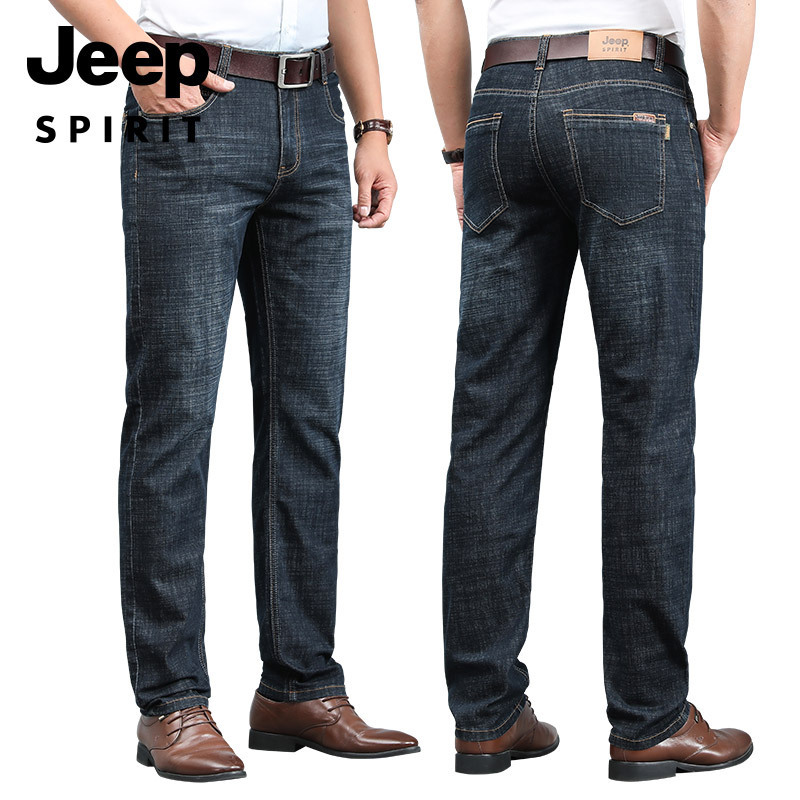 JEEP SPIRIT jeans men's comfortable breathable pants men's leisure men's pants JPKZ89007 JEEP SPIRIT jeans men's comfortable breathable pants men's leisure men's pants JPKZ89007